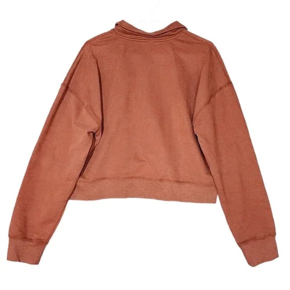 Fabletics Kat Half Zip Pullover Cropped in Java R… - image 3